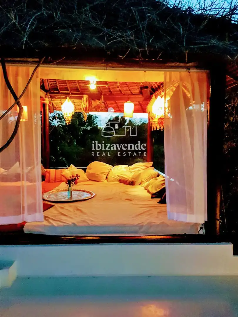 Bedroom of Houses for sale in Santa Eulària des Riu  with Air Conditioner, Private garden and Terrace