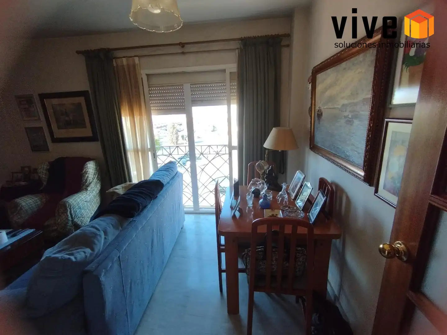 Sala de estar de Piso en venta en Mairena del Aljarafe con Aire acondicionado y Balcón