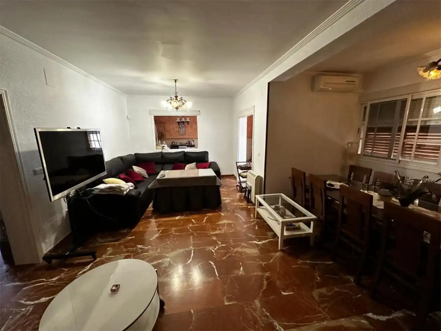 Living room of Houses for sale in Aljaraque  with Air Conditioner and Swimming Pool