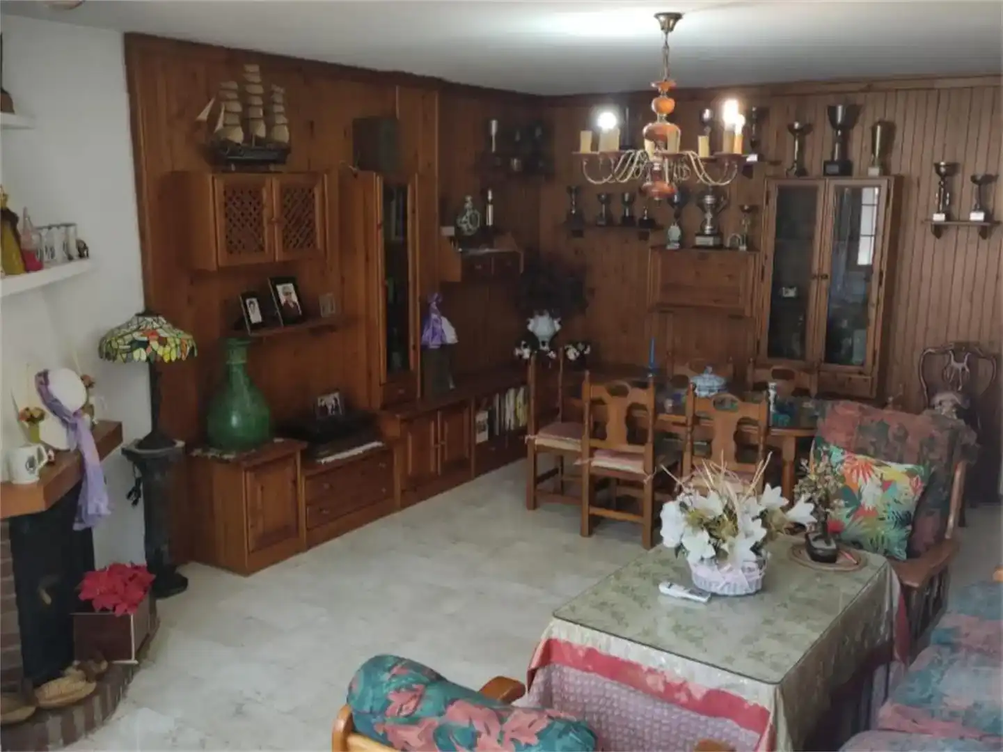 Sala d'estar de Pis en venda en Ogíjares amb Aire condicionat, Jardí privat i Traster