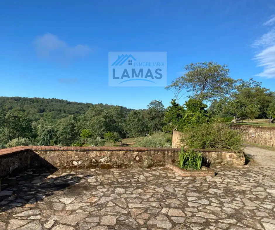 Vista exterior de Finca rústica en venta en Valverde de la Vera con Jardín privado, Terraza y Piscina