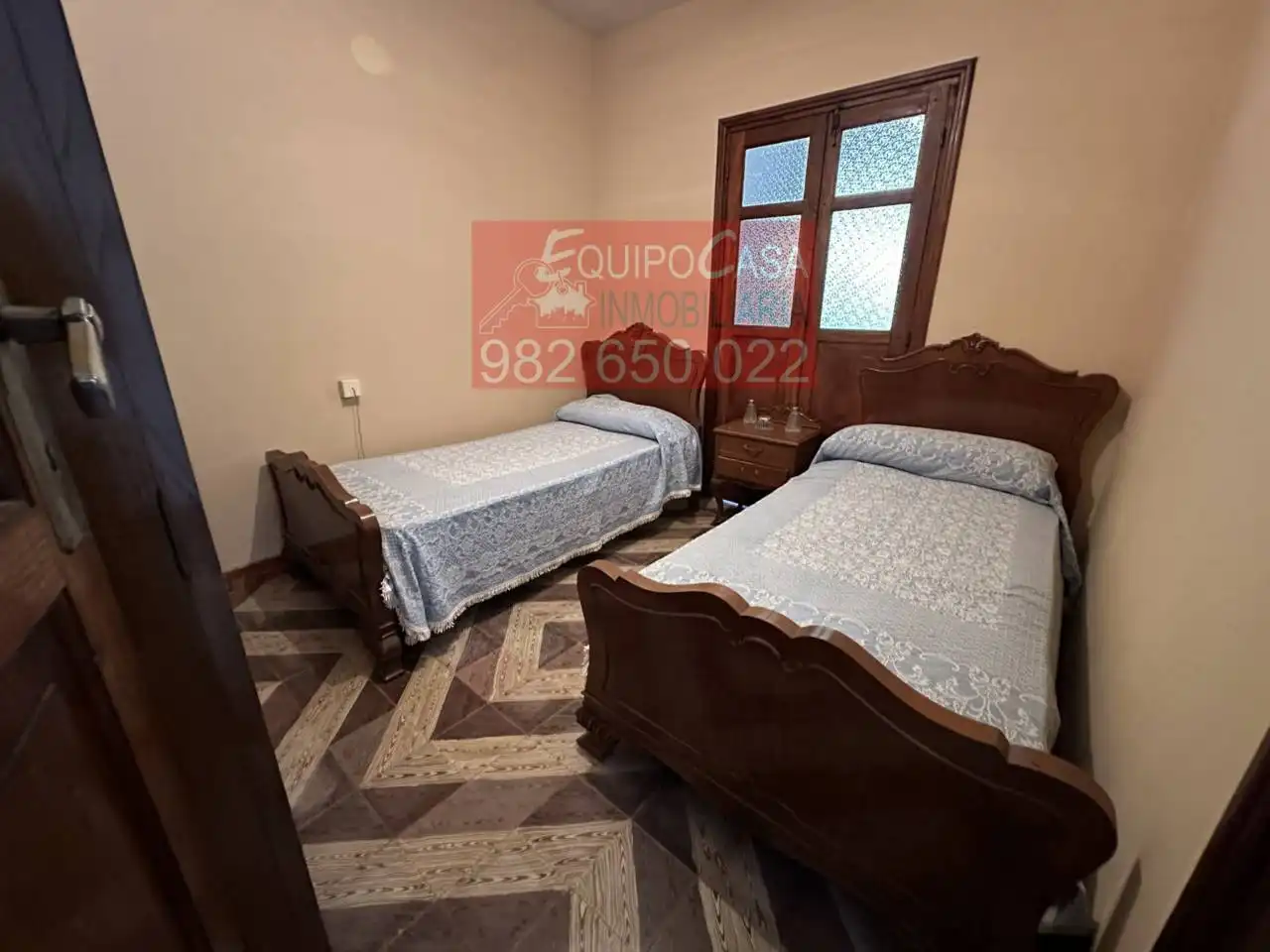 Dormitori de Casa adosada en venda en Palas de Rei amb Calefacció, Jardí privat i Parquet