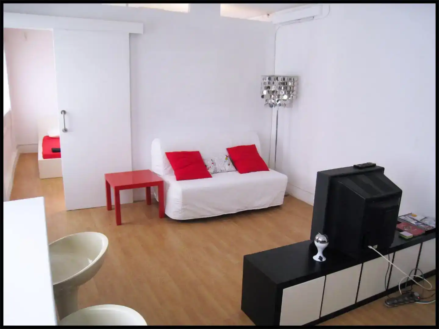 Sala de estar de Loft en venta en  Barcelona Capital con Aire acondicionado y Balcón