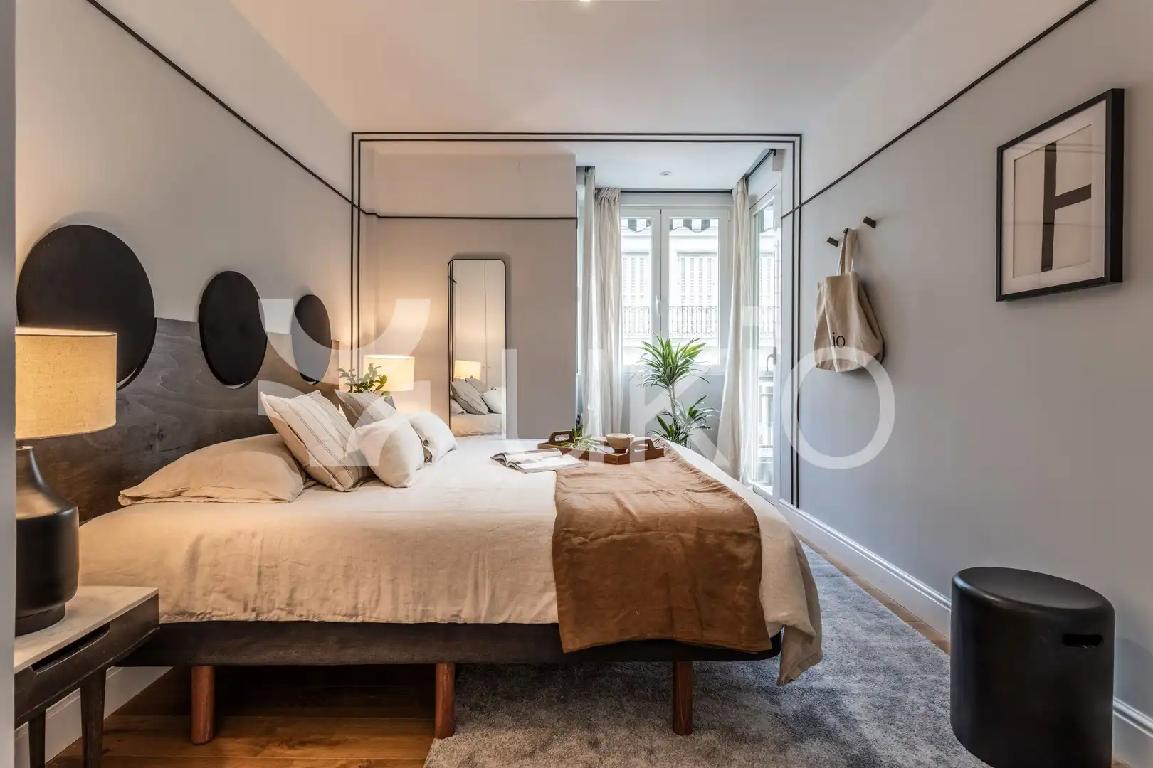 Habitación de Apartamento de alquiler en Madrid con Aire acondicionado, Calefacción y Terraza