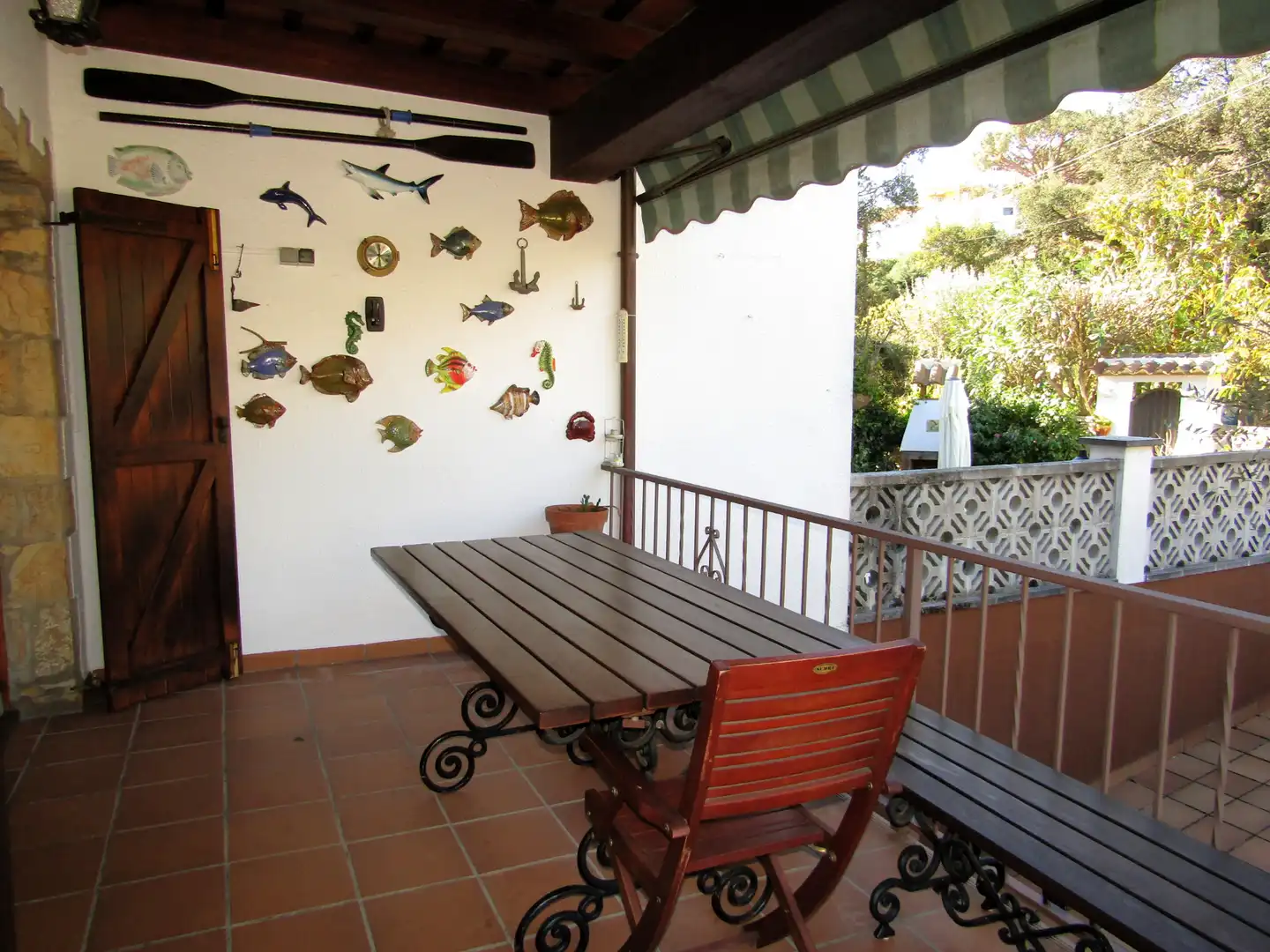 Terrassa de Casa adosada en venda en Calonge i Sant Antoni amb Calefacció, Jardí privat i Terrassa