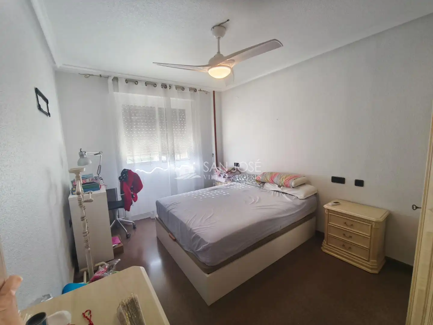 Bedroom of Flat for sale in Aspe  with Air Conditioner