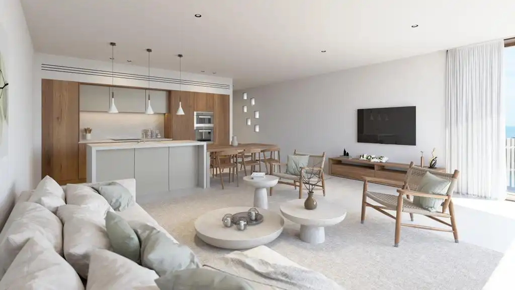 Sala de estar de Casa o chalet en venta en Alcúdia con Aire acondicionado, Jardín privado y Terraza