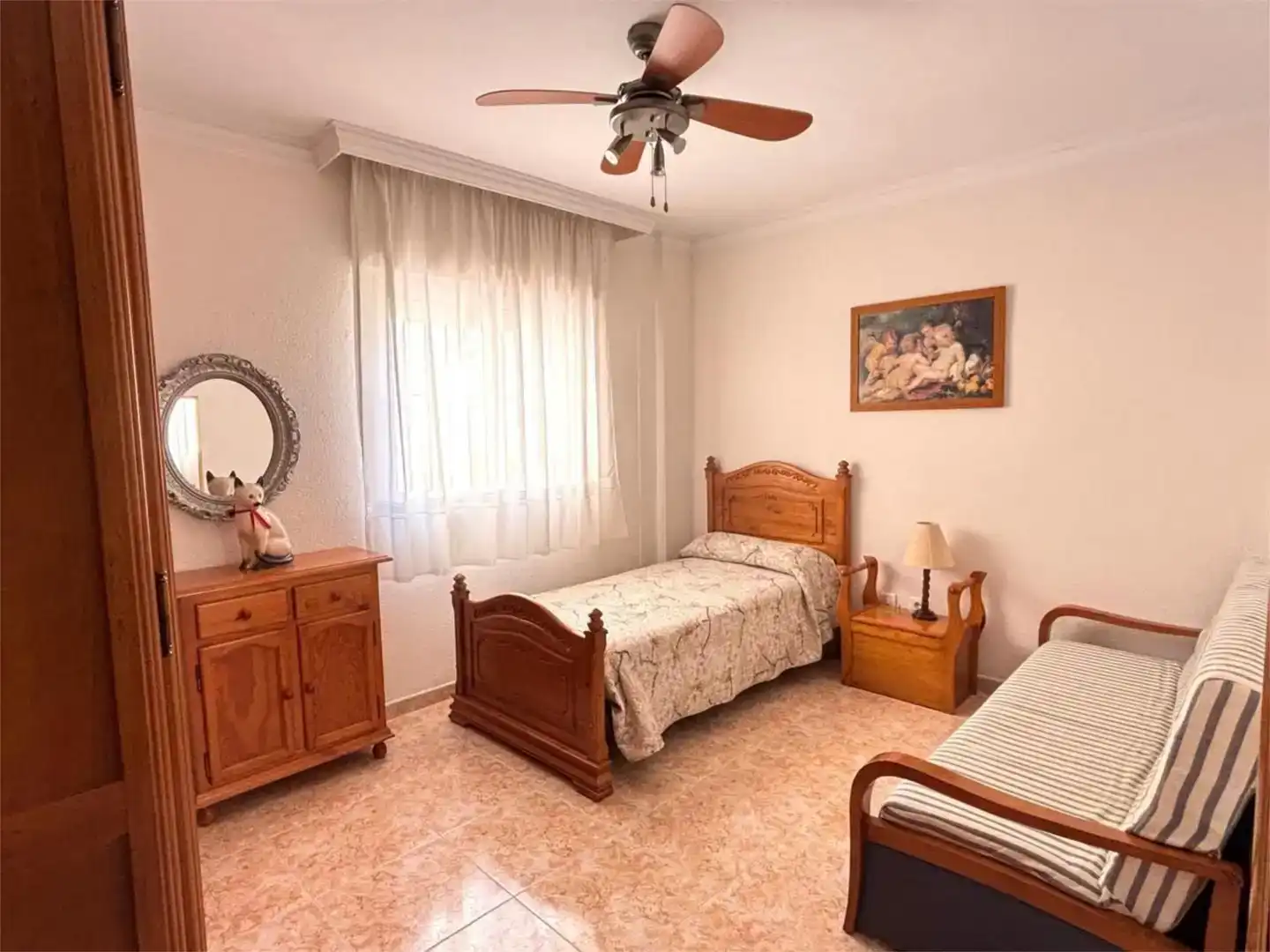 Bedroom of Flat for sale in Mijas  with Air Conditioner and Balcony