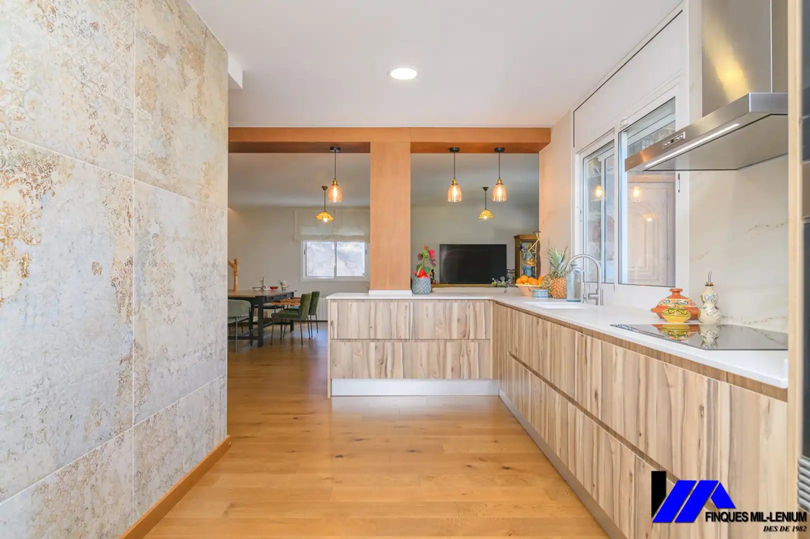 Cocina de Casa o chalet en venta en Vallirana con Aire acondicionado, Calefacción y Jardín privado