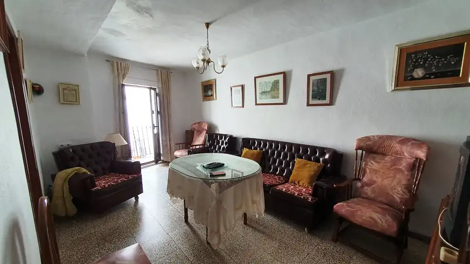Living room of Houses for sale in Aroche  with Terrace, Storage room and Balcony