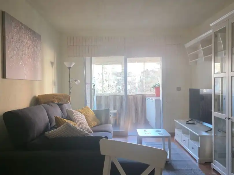 Living room of Flat for rent in Guardo  with Furnished