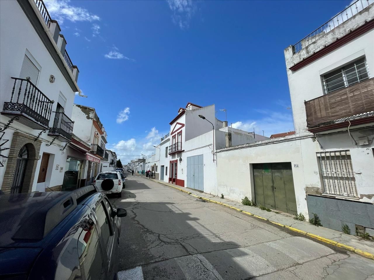 Vista exterior de Pis en venda en Villaverde del Río amb Terrassa