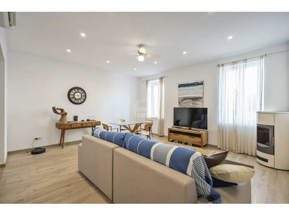 Sala de estar de Casa o chalet en venta en Maó - Mahón con Calefacción y Terraza