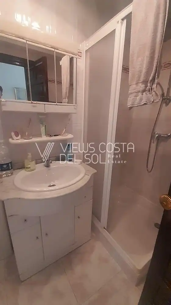 Baño de Apartamento en venta en Algarrobo con Jardín privado, Terraza y Piscina