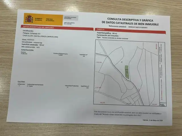 Nau industrial en venda en Castellterçol