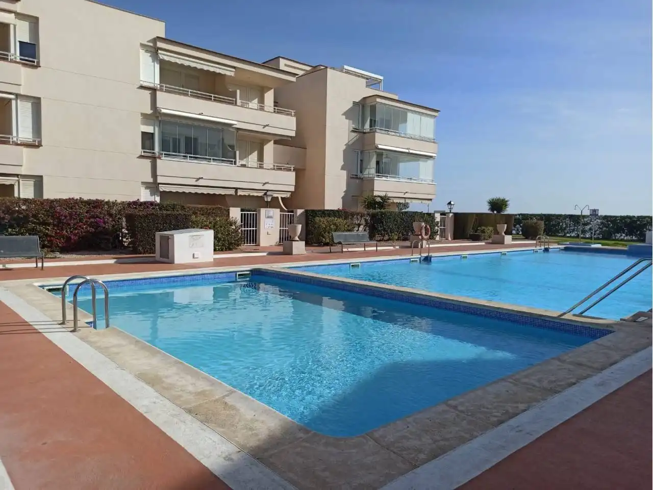 Swimming pool of Flat for sale in Vinaròs  with Private garden, Terrace and Furnished