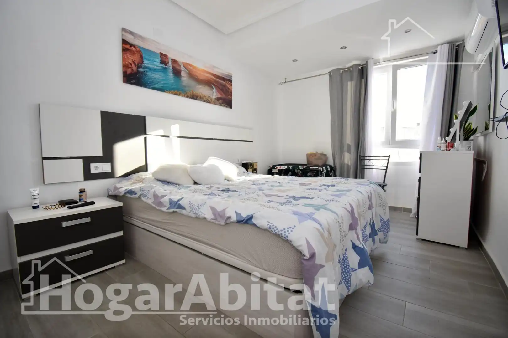 Bedroom of Flat for sale in Vila-real  with Air Conditioner, Heating and Furnished
