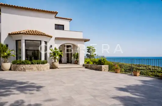 Vista exterior de Casa o chalet en venta en Benissa con Aire acondicionado, Calefacción y Jardín privado