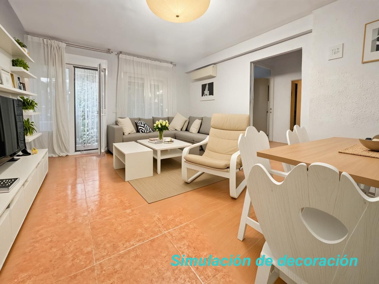 Sala de estar de Piso en venta en Collado Villalba con Aire acondicionado, Calefacción y Terraza