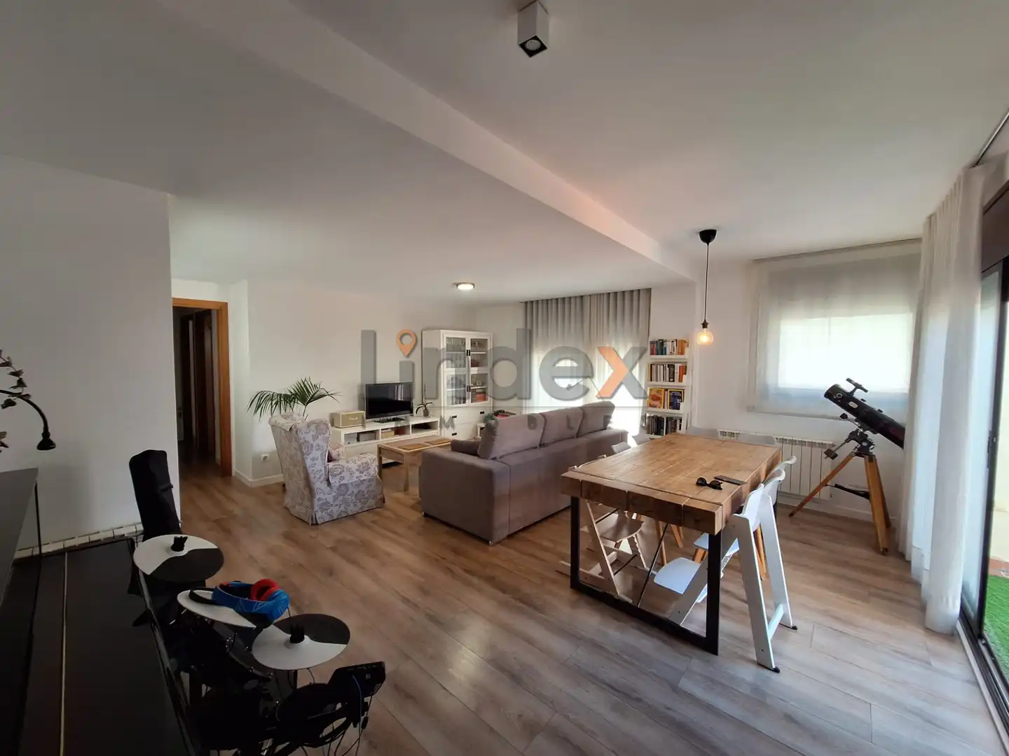Sala de estar de Piso en venta en Arenys de Mar con Aire acondicionado, Calefacción y Parquet