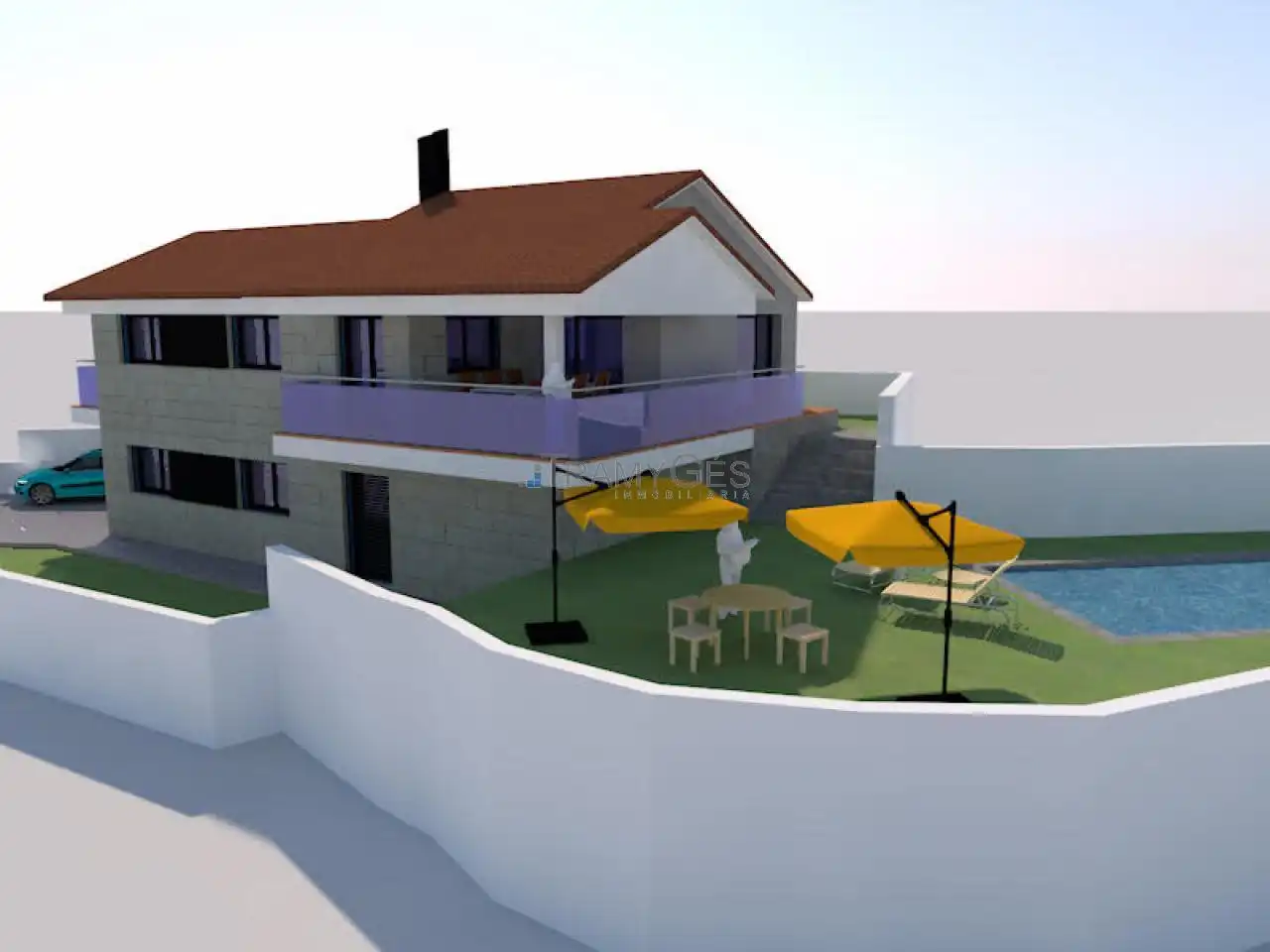 Terrasse von Residential zum Verkauf in Moaña