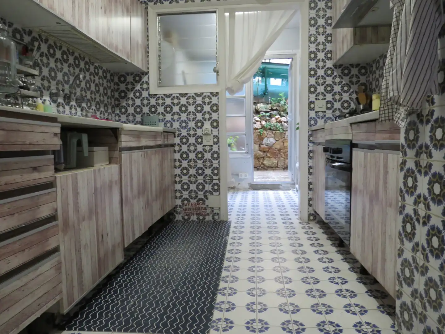 Küche von Erdgeschoss zum Verkauf in Sant Andreu de Llavaneres mit Heizung, Terrasse und Ofen