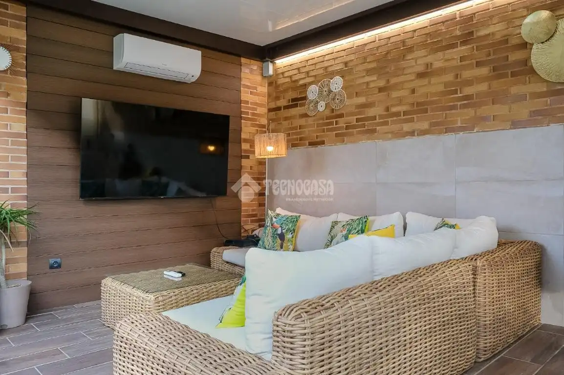 Terrace of Detached homes for sale in Arroyomolinos (Madrid)  with Air Conditioner, Heating and Private garden