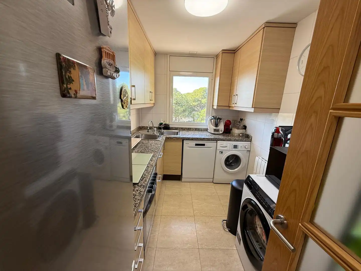 Cocina de Apartamento en venta en Roda de Berà con Aire acondicionado, Calefacción y Jardín privado