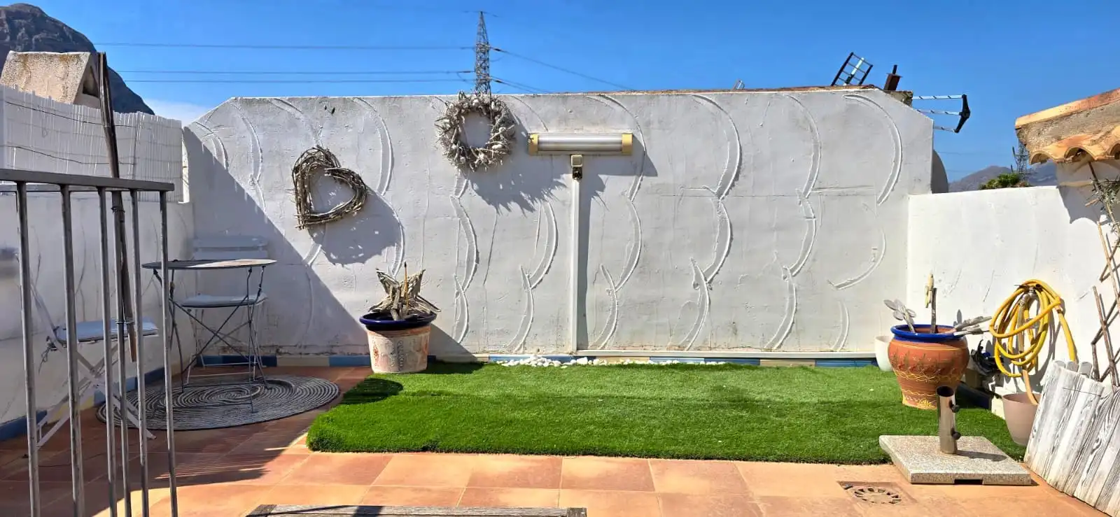 Terrassa de Casa adosada en venda en La Nucia amb Terrassa, Traster i Moblat