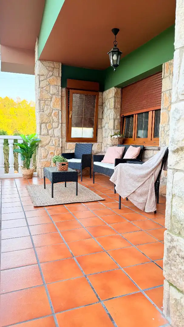 Terrasse von Haus oder Chalet zur Miete in Gijón  mit Heizung, Privatgarten und Möbliert