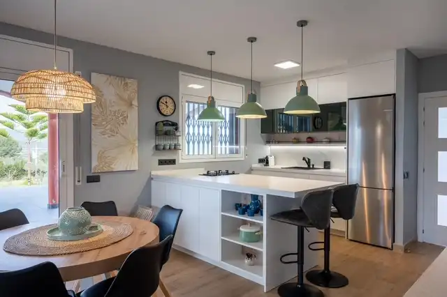 Cocina de Finca rústica en venta en La Riera de Gaià con Aire acondicionado, Calefacción y Jardín privado