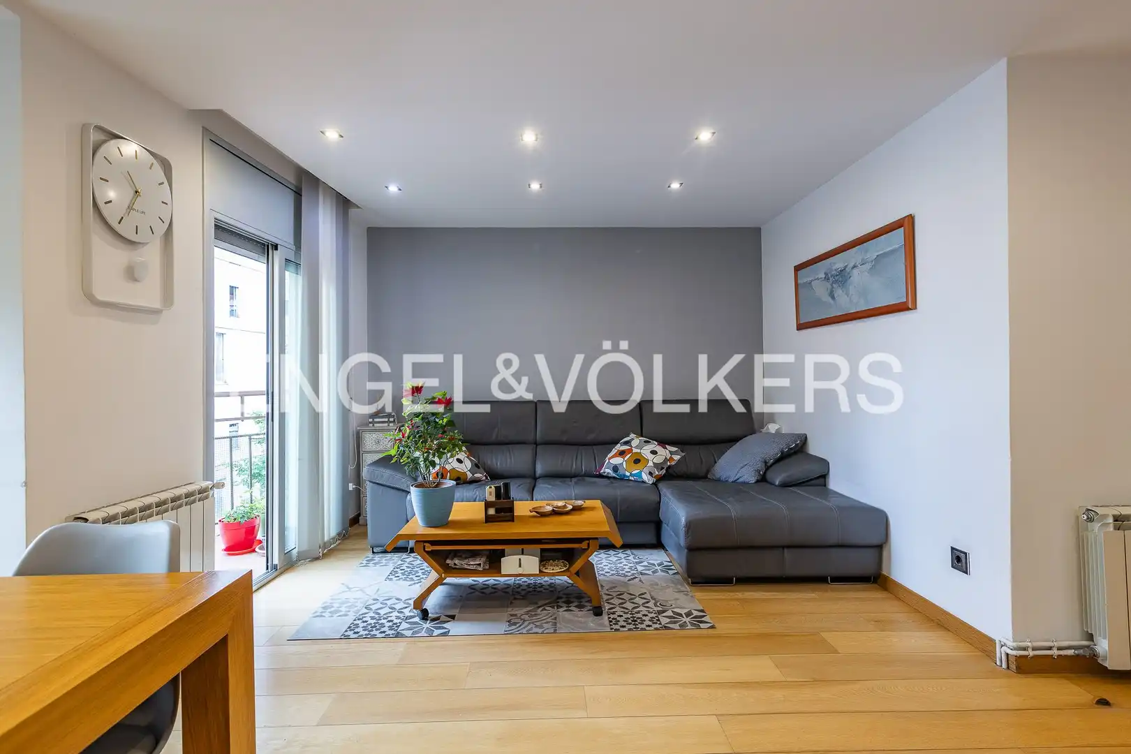 Wohnzimmer von Wohnung zum Verkauf in Barcelona mit Klimaanlage, Heizung und Abstellraum