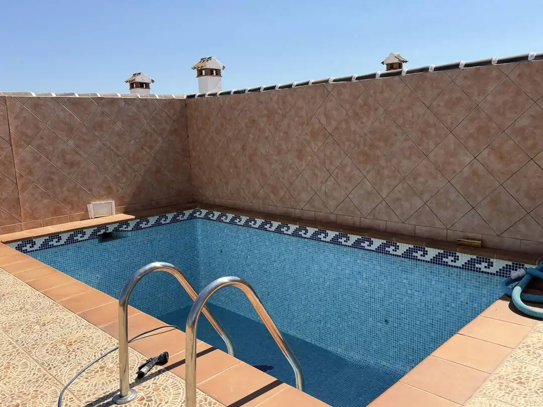 Piscina de Casa o chalet de alquiler en Periana con Terraza y Piscina