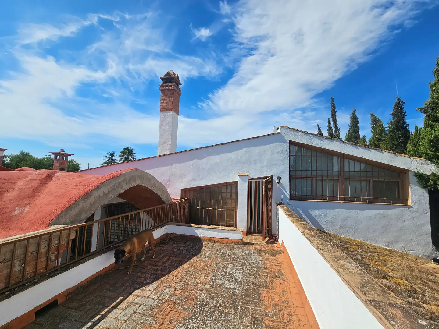 Vista exterior de Finca rústica en venda en Montbrió del Camp amb Aire condicionat, Calefacció i Terrassa