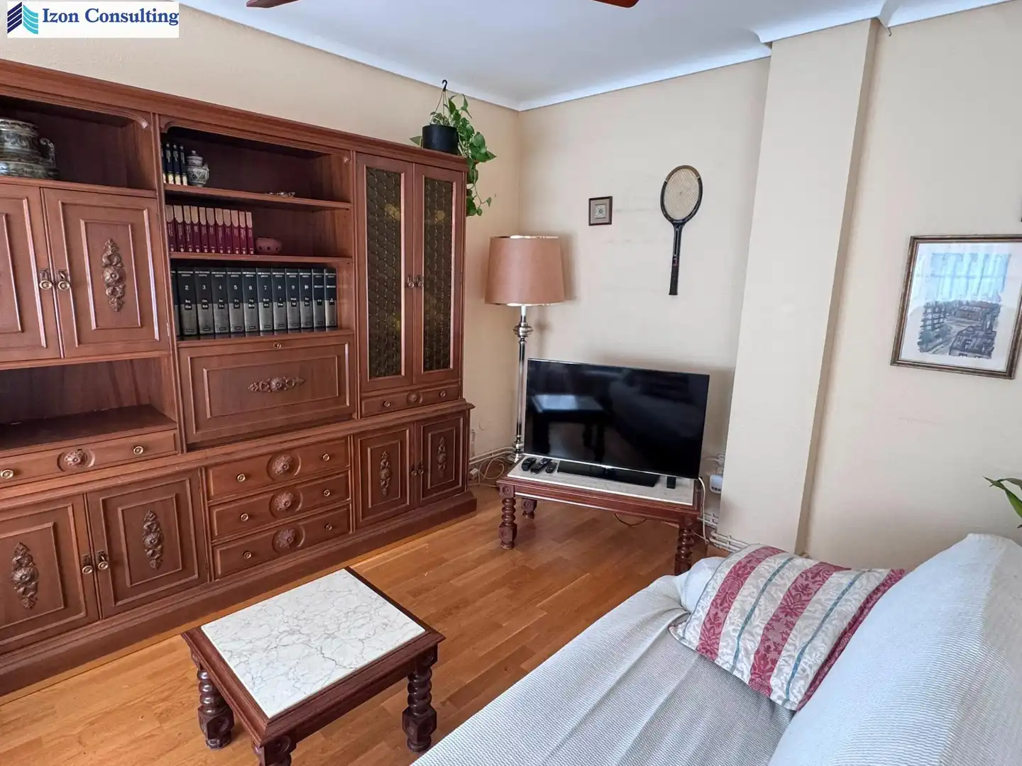 Living room of Flat for rent in Albacete  with Heating and Furnished