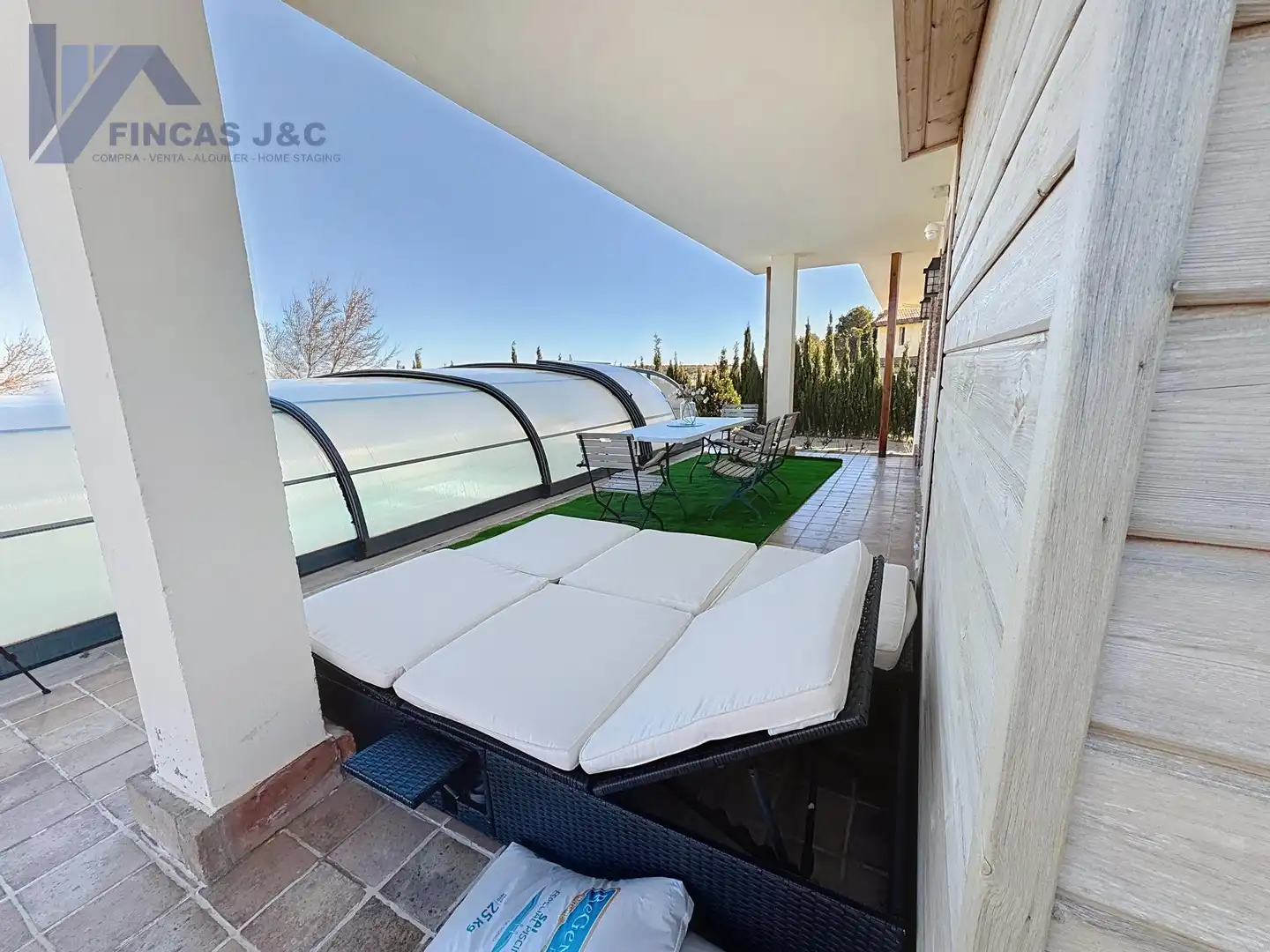 Terraza de Casa o chalet en venta en La Muela