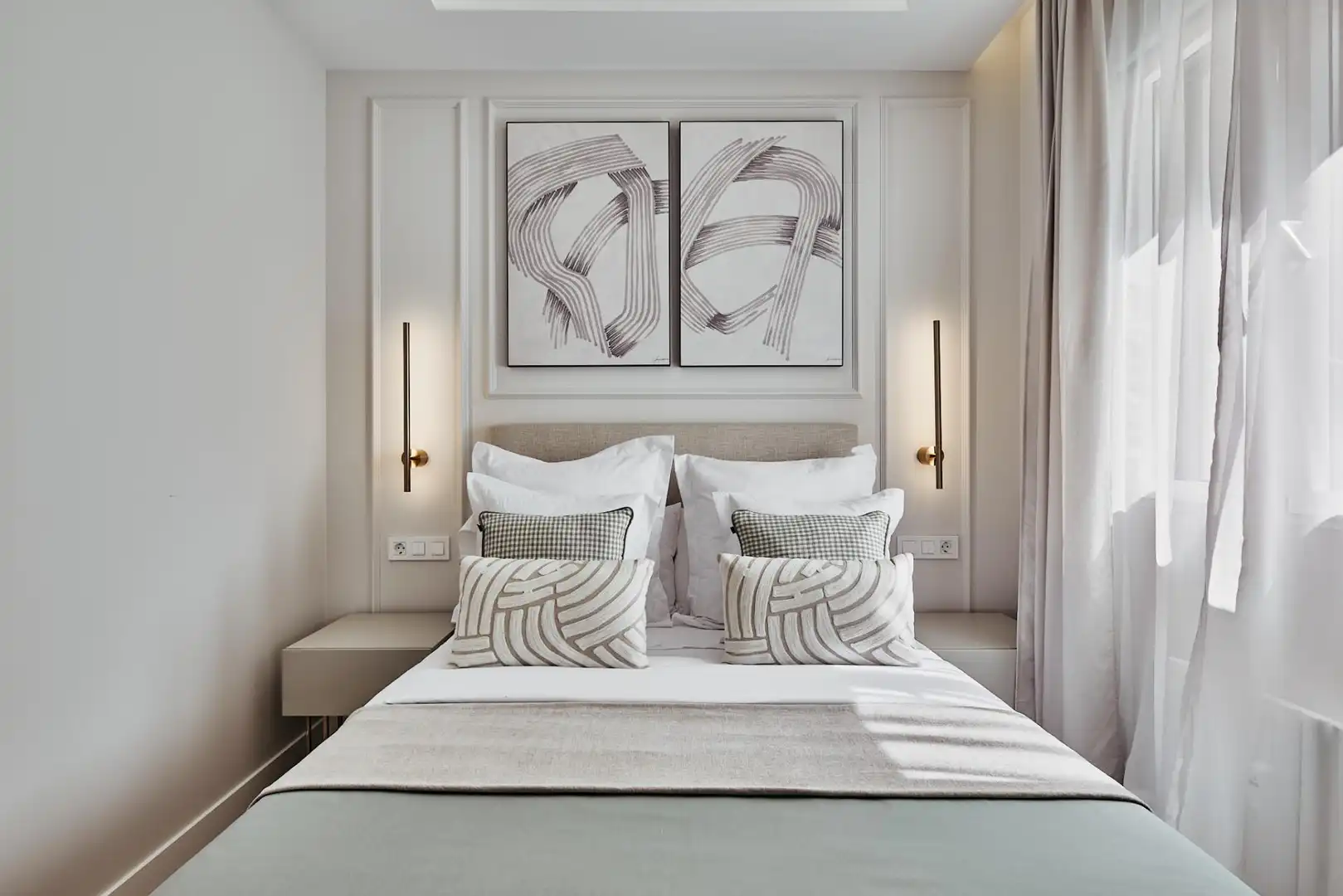 Dormitori de Apartament en venda en Madrid amb Calefacció, Terrassa i Moblat