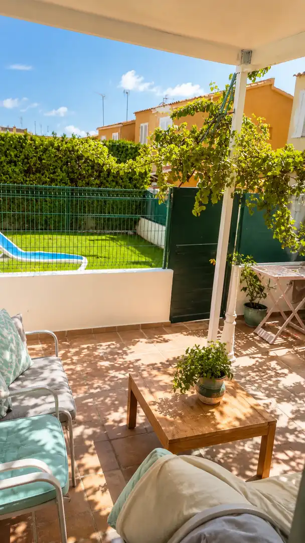 Garden of Flat for sale in Calvià  with Air Conditioner, Heating and Private garden