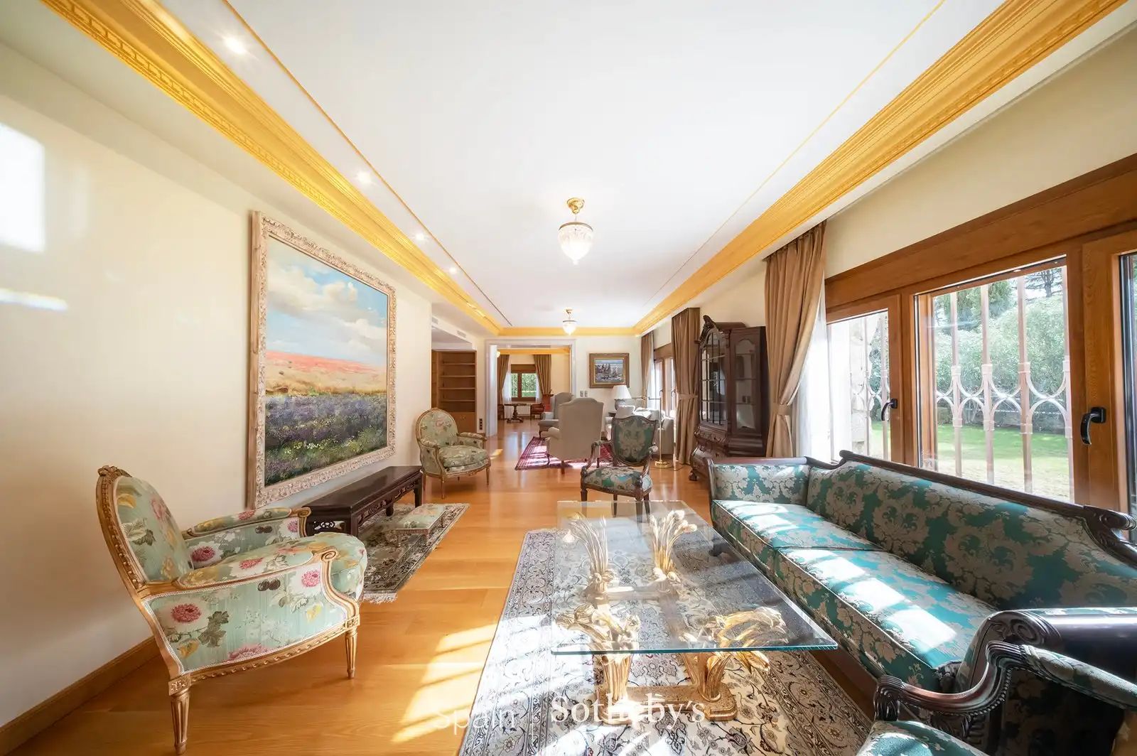 Sala d'estar de Casa o xalet de lloguer en Madrid amb Aire condicionat, Calefacció i Jardí privat
