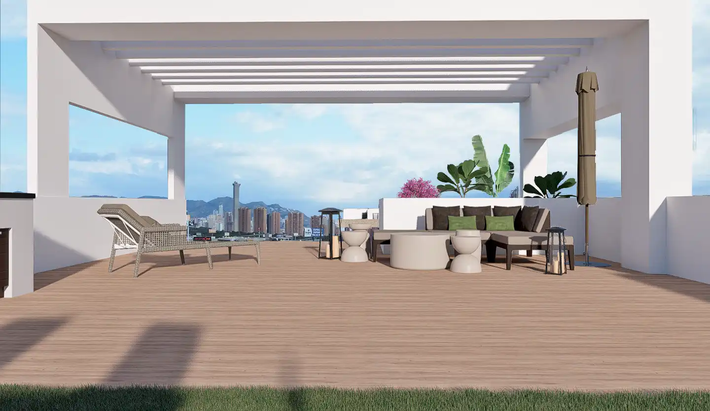 Bungalow with pool for sale in Balcón de Finestrat - Terra Marina, imagen 2