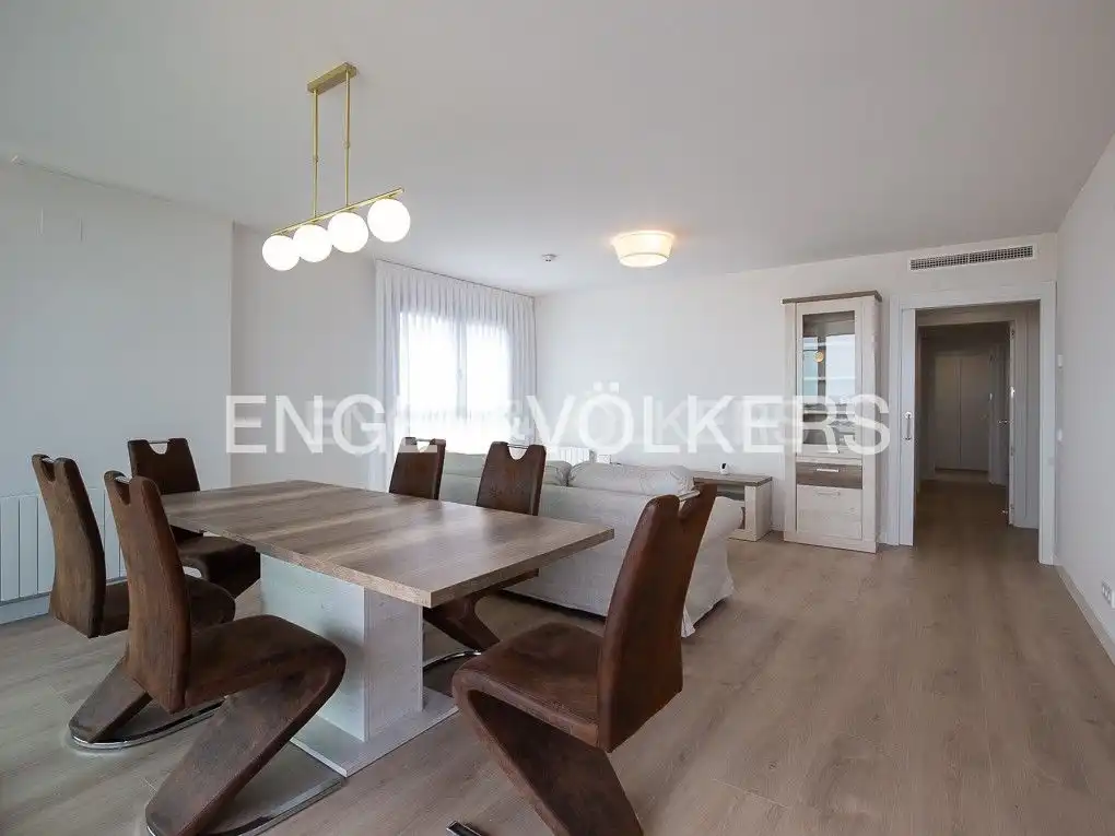 Esszimmer von Wohnung zur Miete in Valencia mit Klimaanlage, Heizung und Parkett