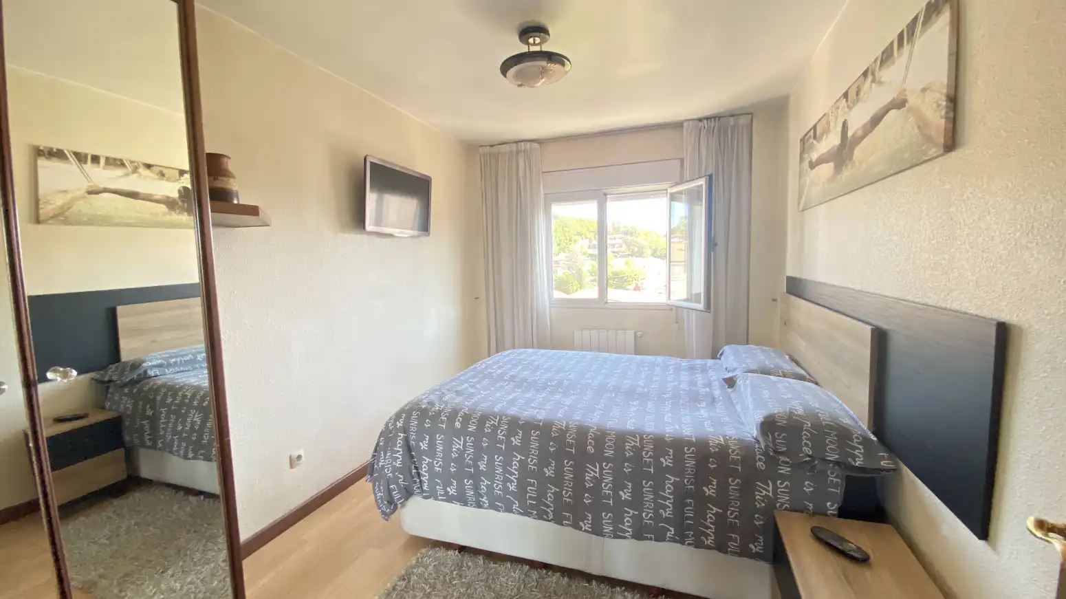 Schlafzimmer von Wohnung zum Verkauf in Medio Cudeyo mit Heizung, Parkett und Möbliert