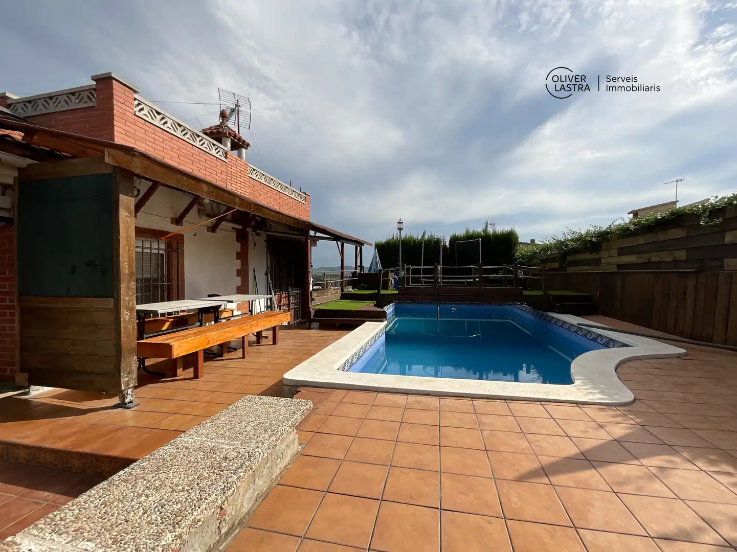 Piscina de Casa o chalet en venta en Castellbisbal con Aire acondicionado, Jardín privado y Terraza