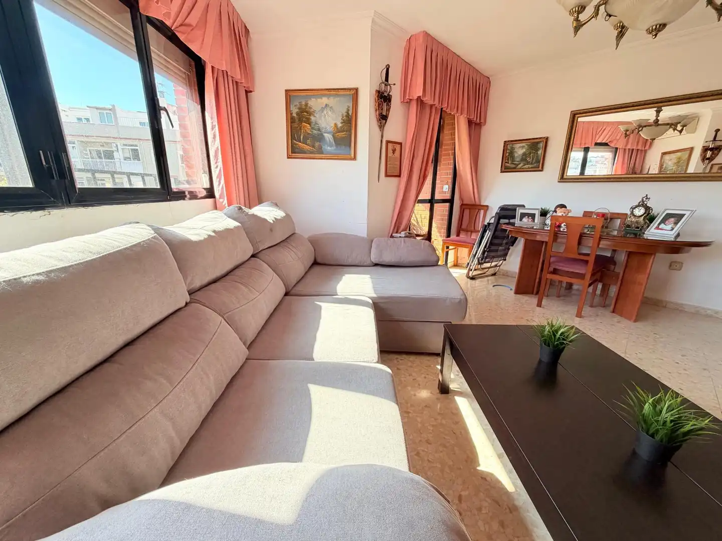 Wohnzimmer von Wohnung zum Verkauf in Málaga mit Klimaanlage