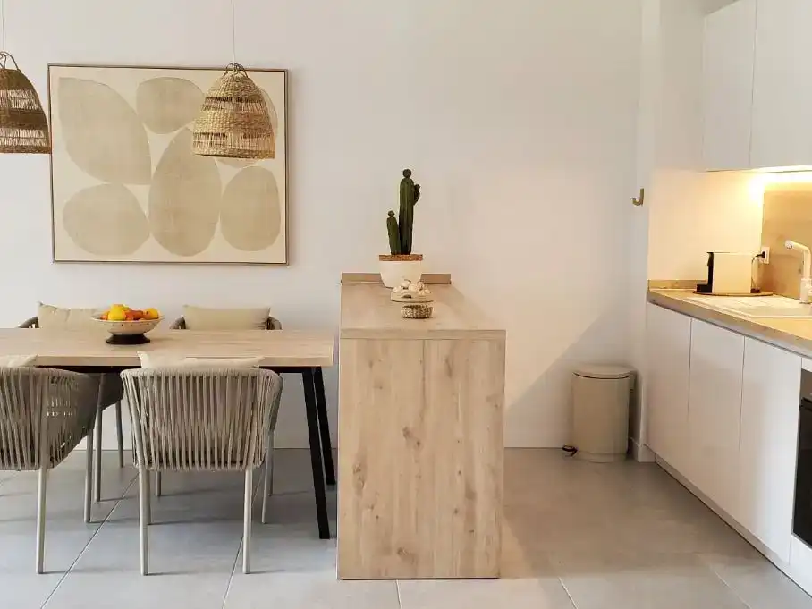 Esszimmer von Wohnung zur Miete in Dénia mit Klimaanlage und Schwimmbad