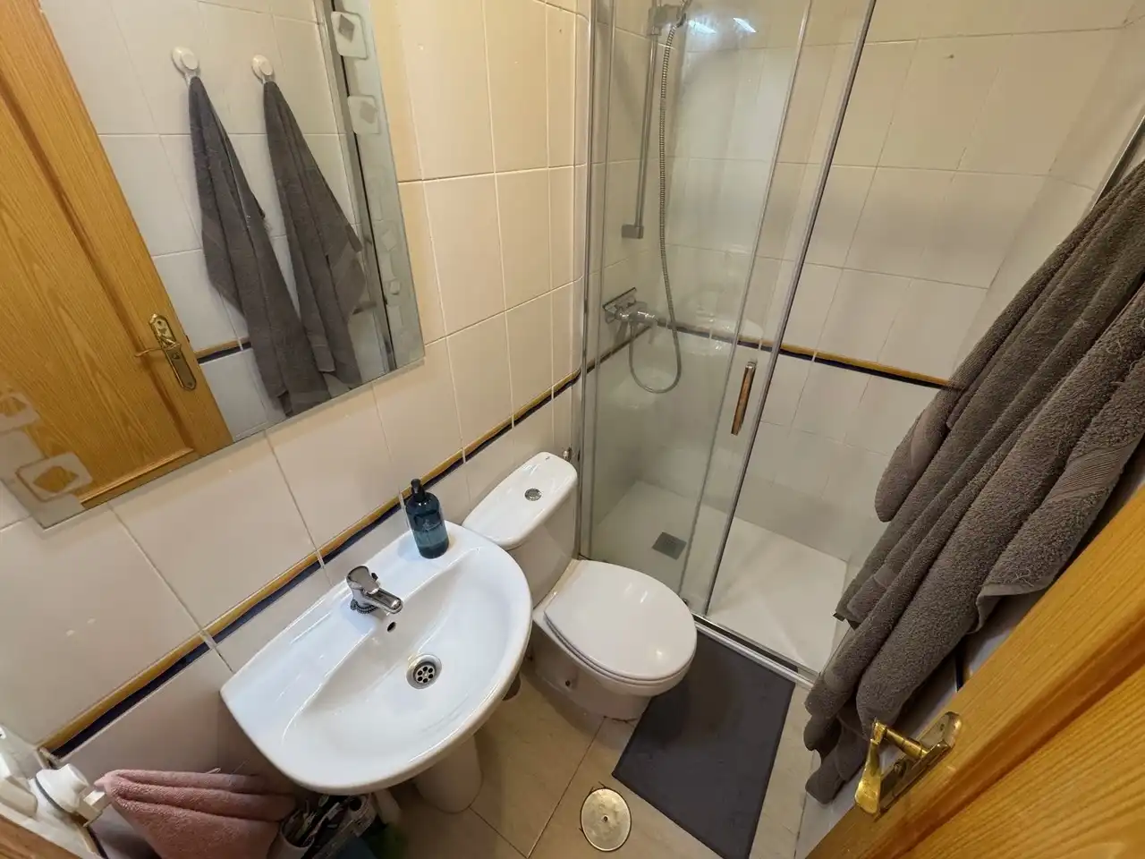 Bathroom of Apartments for sale in Vera  with Air Conditioner, Terrace and Swimming Pool