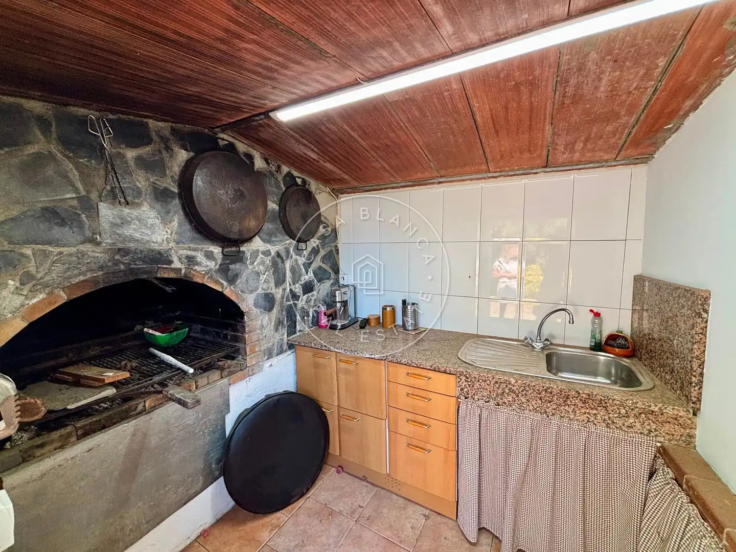 Cuina de Casa o xalet en venda en Lloret de Mar amb Calefacció, Jardí privat i Traster