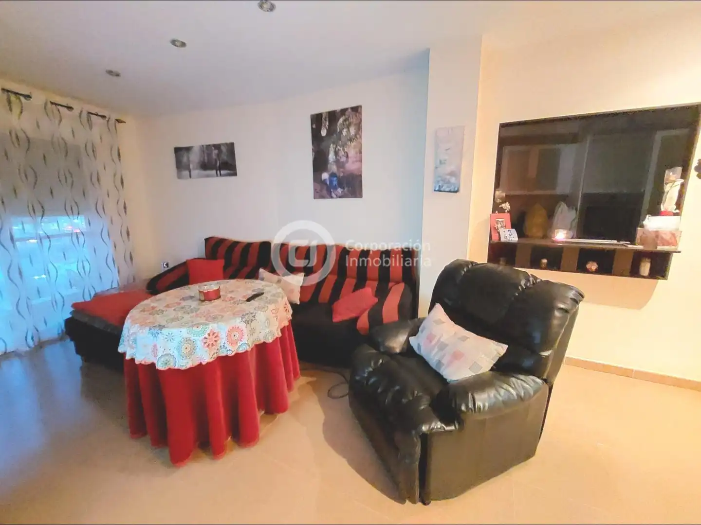 Sala de estar de Piso en venta en Lorca con Aire acondicionado, Terraza y Trastero