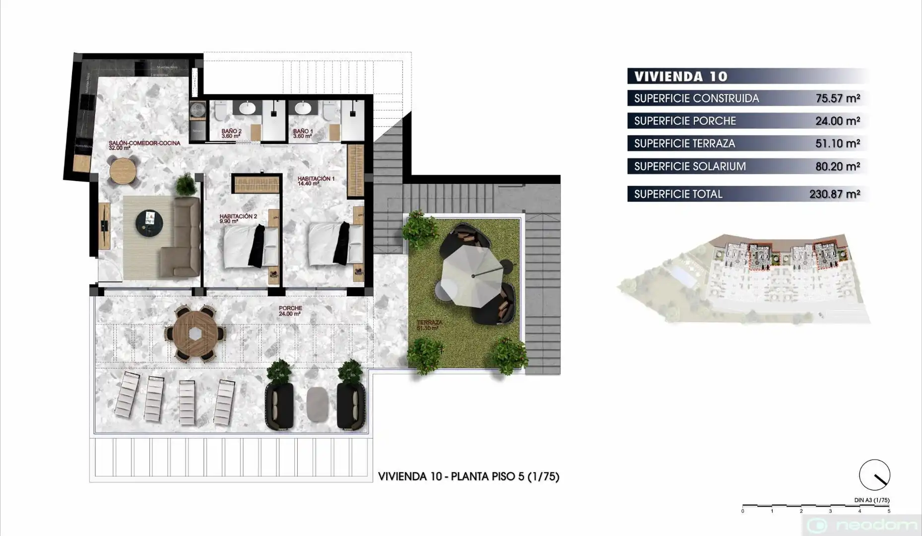 Penthouse zum Verkauf in Balcón de Finestrat - Terra Marina, imagen 10