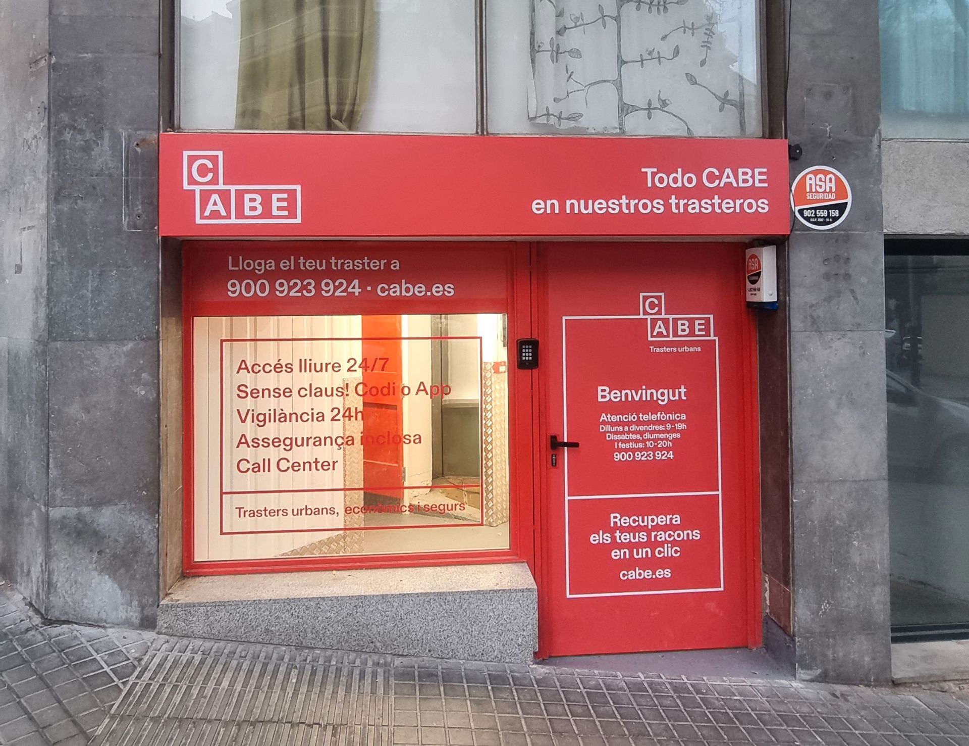 Traster de lloguer en  Barcelona Capital amb Alarma